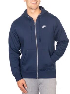 Nike Men's Sportswear Club Fleece Full-Zip Hoodie